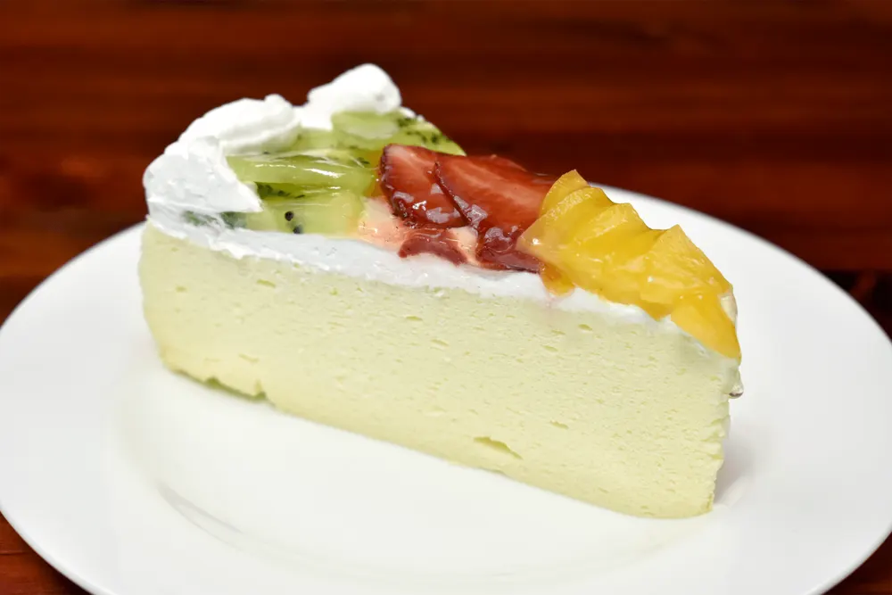 Pastel de queso con frutas